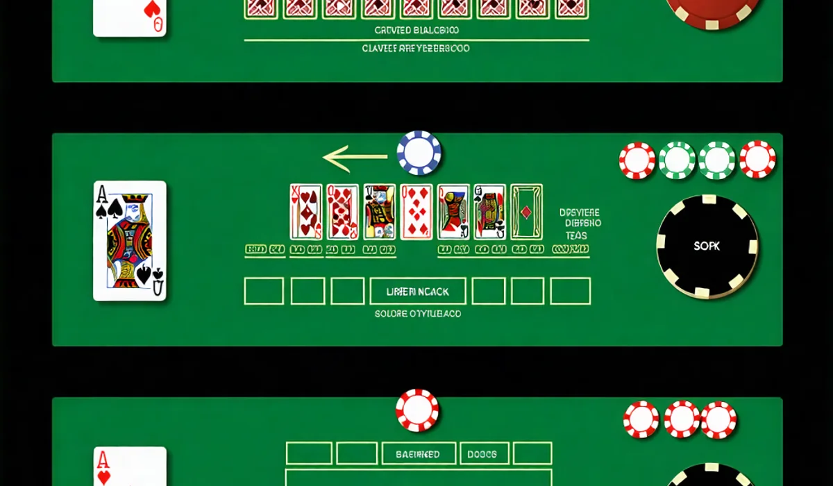 Sơ đồ quy trình chơi Blackjack từ đặt cược đến trả thưởng tại w88.com