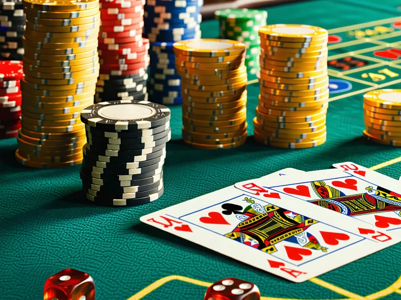 Hình ảnh bàn chơi Baccarat hoặc Roulette trong sòng bạc trực tuyến, thể hiện sự sang trọng và kịch tính của w88.com