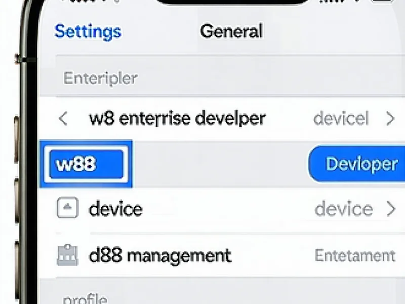 Hướng dẫn thiết lập tin cậy ứng dụng W88 trên iOS