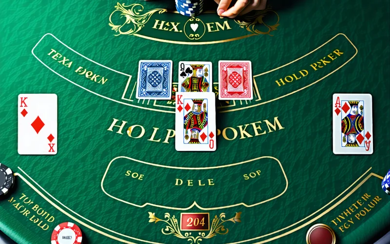 Tổng quan bàn chơi Texas Hold'em tại w88.com