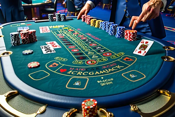 Sảnh Microgaming với trò chơi Blackjack