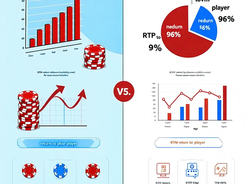 Biểu đồ hiển thị chỉ số RTP và Volatility trong Slot Game