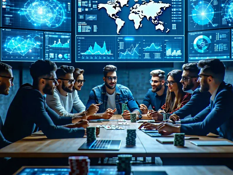 Hình ảnh minh họa sự khởi đầu và tầm nhìn của w88.com, với các chuyên gia đang thảo luận về nền tảng giải trí trực tuyến