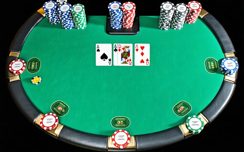 Hình ảnh bàn chơi Texas Hold'em tại w88.com